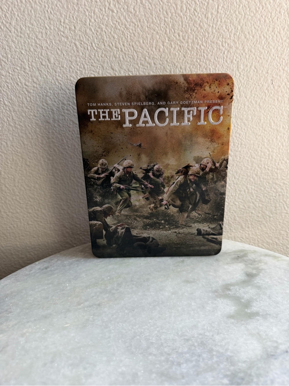 limited/collector’s edition DVD tin box set HBO’s 2010 miniseries The Pacific